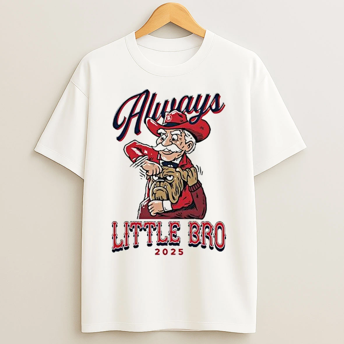 Classic Barstool Ole Miss Always Little Bro 2025 T Shirts