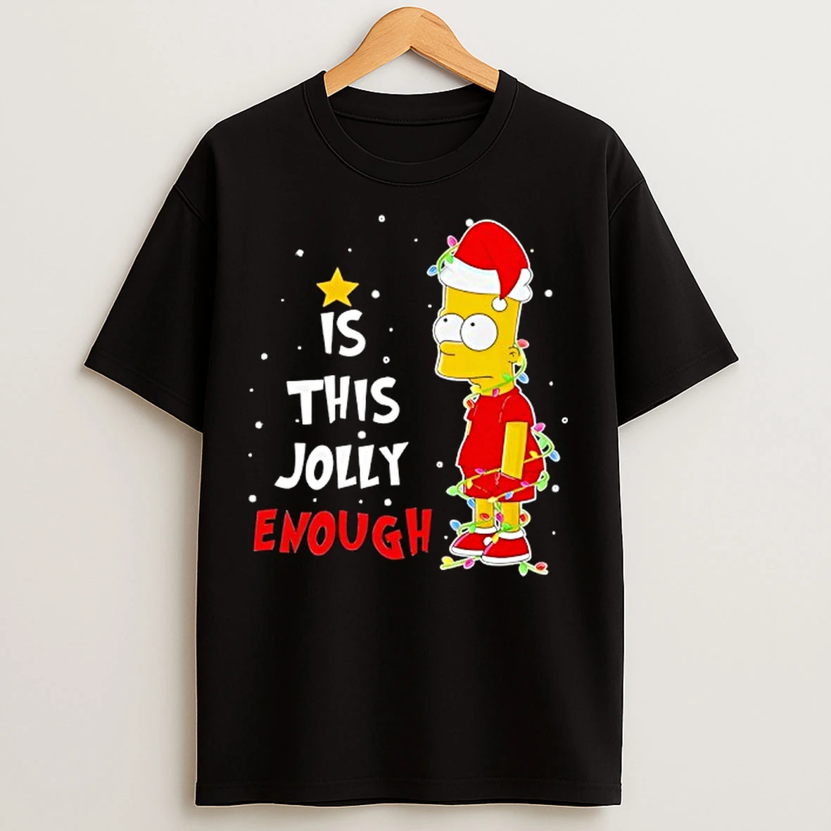 Classic Bart Simpson Christmas This Jolly T Shirts