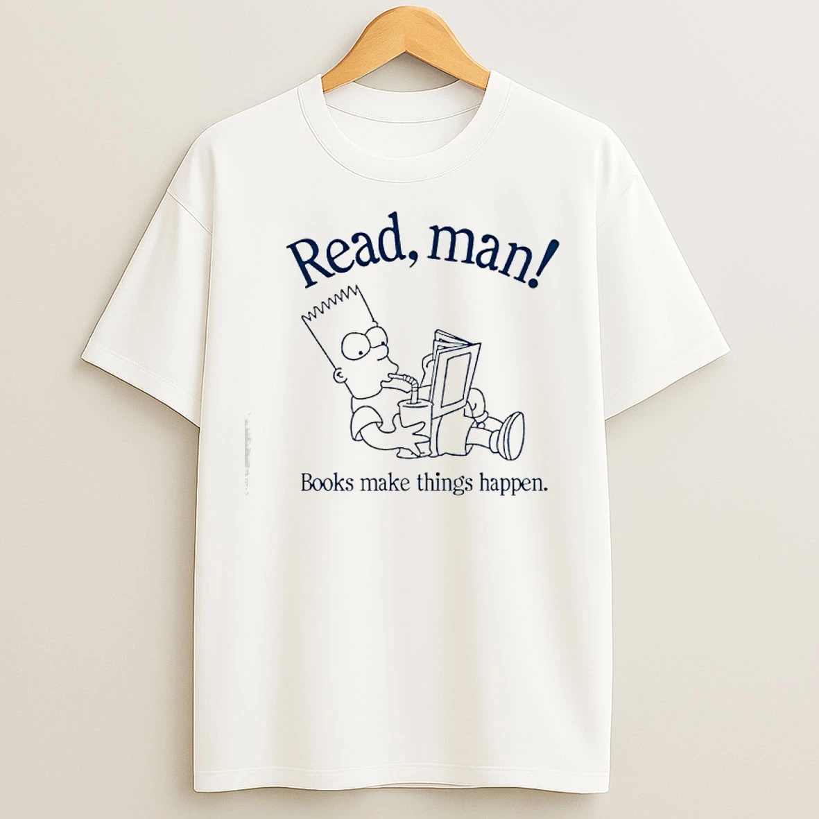Classic Bartman Read Man Books Make Things Happen T Shirts