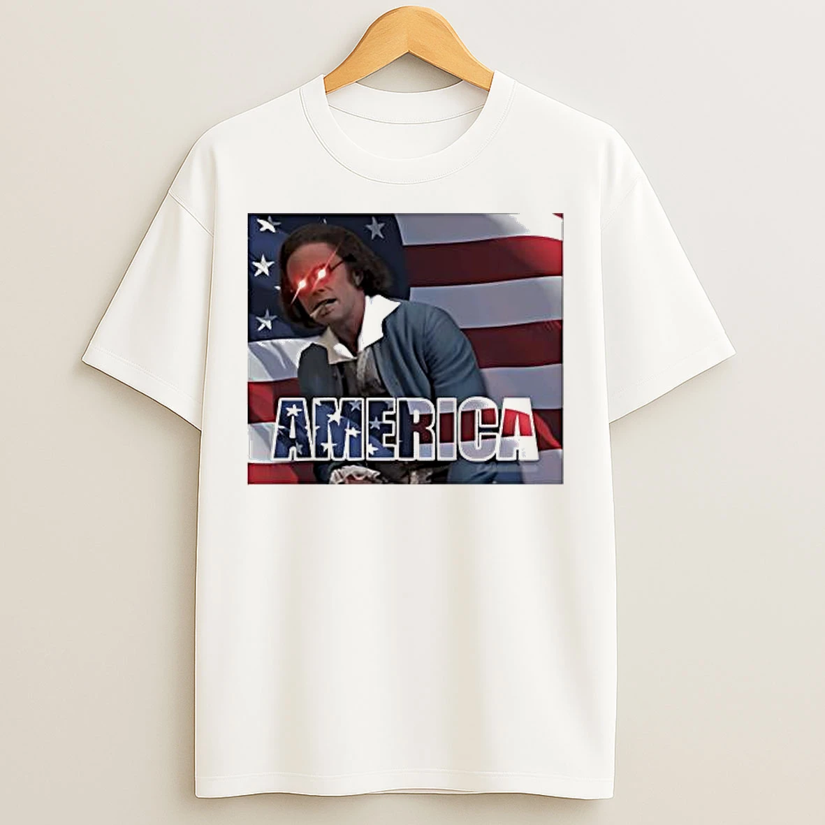 Classic Based Matt America Picture T Shirts