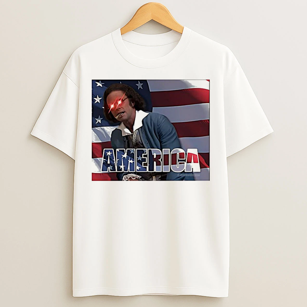 Classic Based Matt American Flag T Shirts