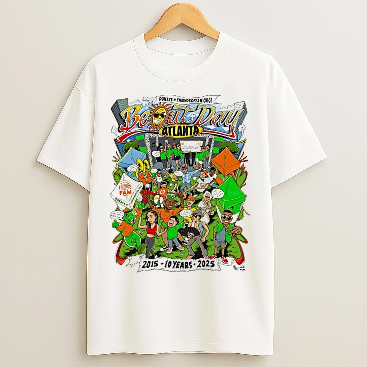 Classic Be Out Day Atlanta 10 Years 2015 2025 T Shirts