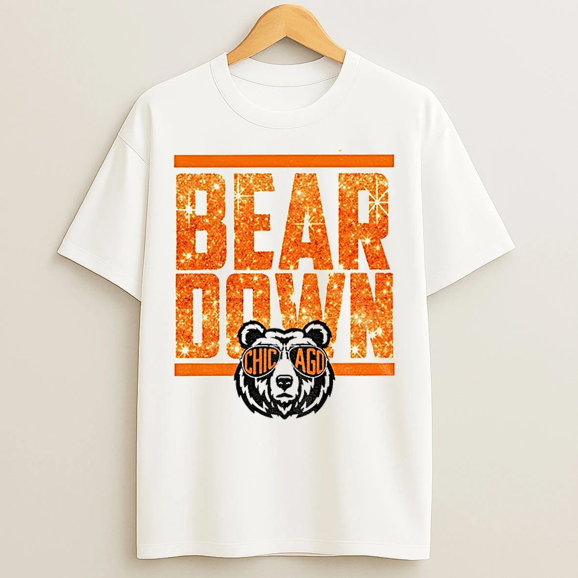 Classic Bear Down Mascot Chicago Bears Nfl Football Good Better Best T Shirts