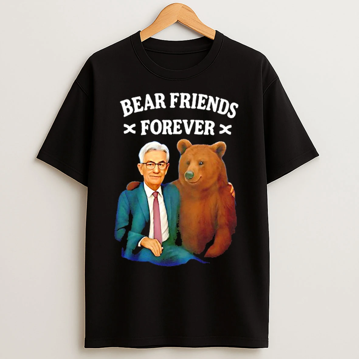 Classic Bear Friends Forever Jerome Powell T Shirts
