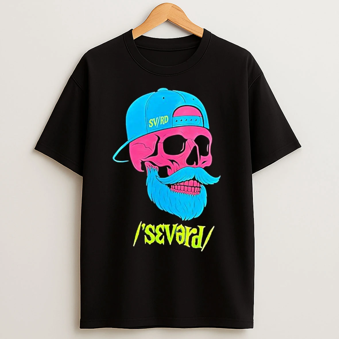 Classic Bearded Skull Sev%c9%99rd T Shirts