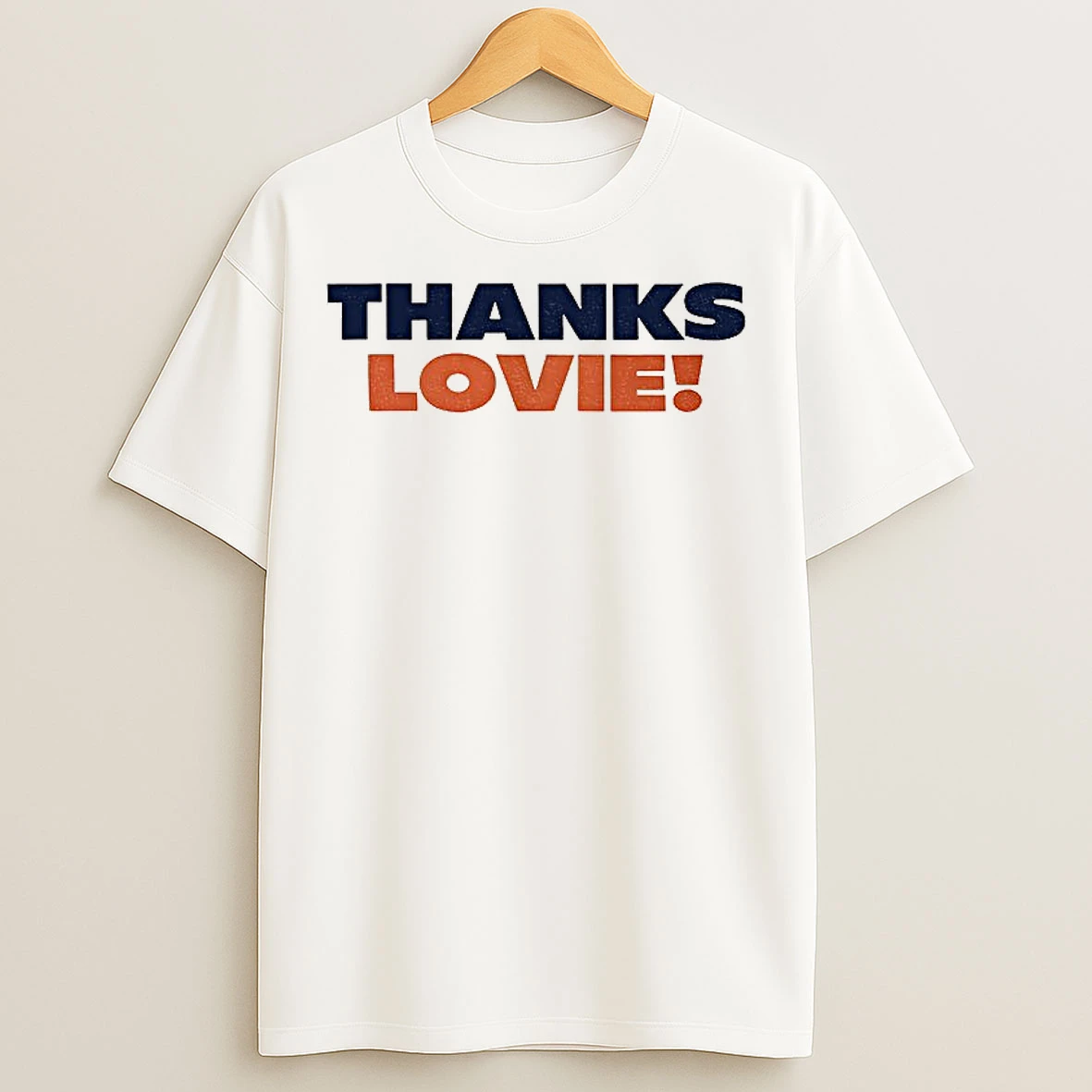 Classic Ben Johnson Thanks Lovie Chicago Bears T Shirts