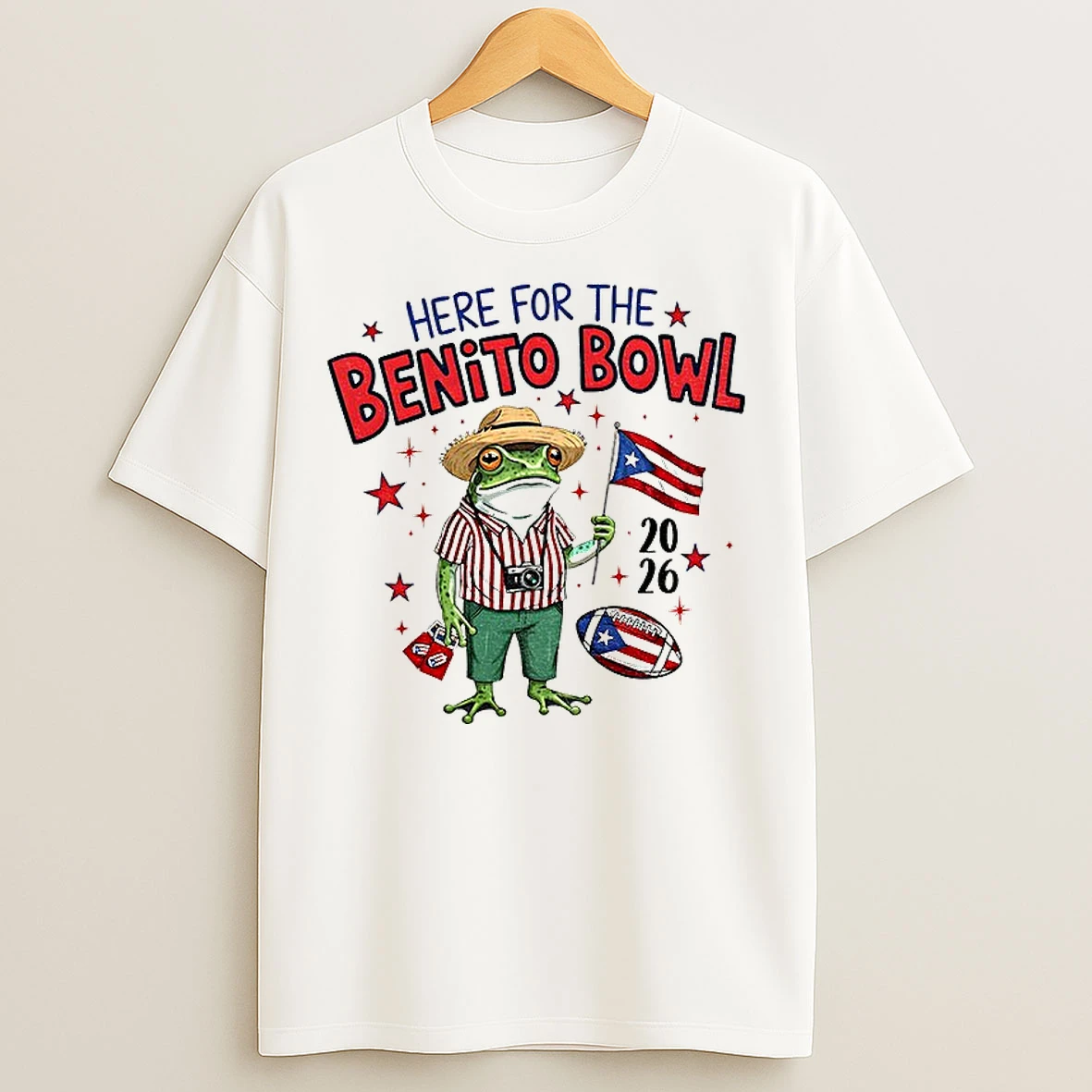 Classic Benito Bowl Puerto Rico Football Bad Bunny T Shirts