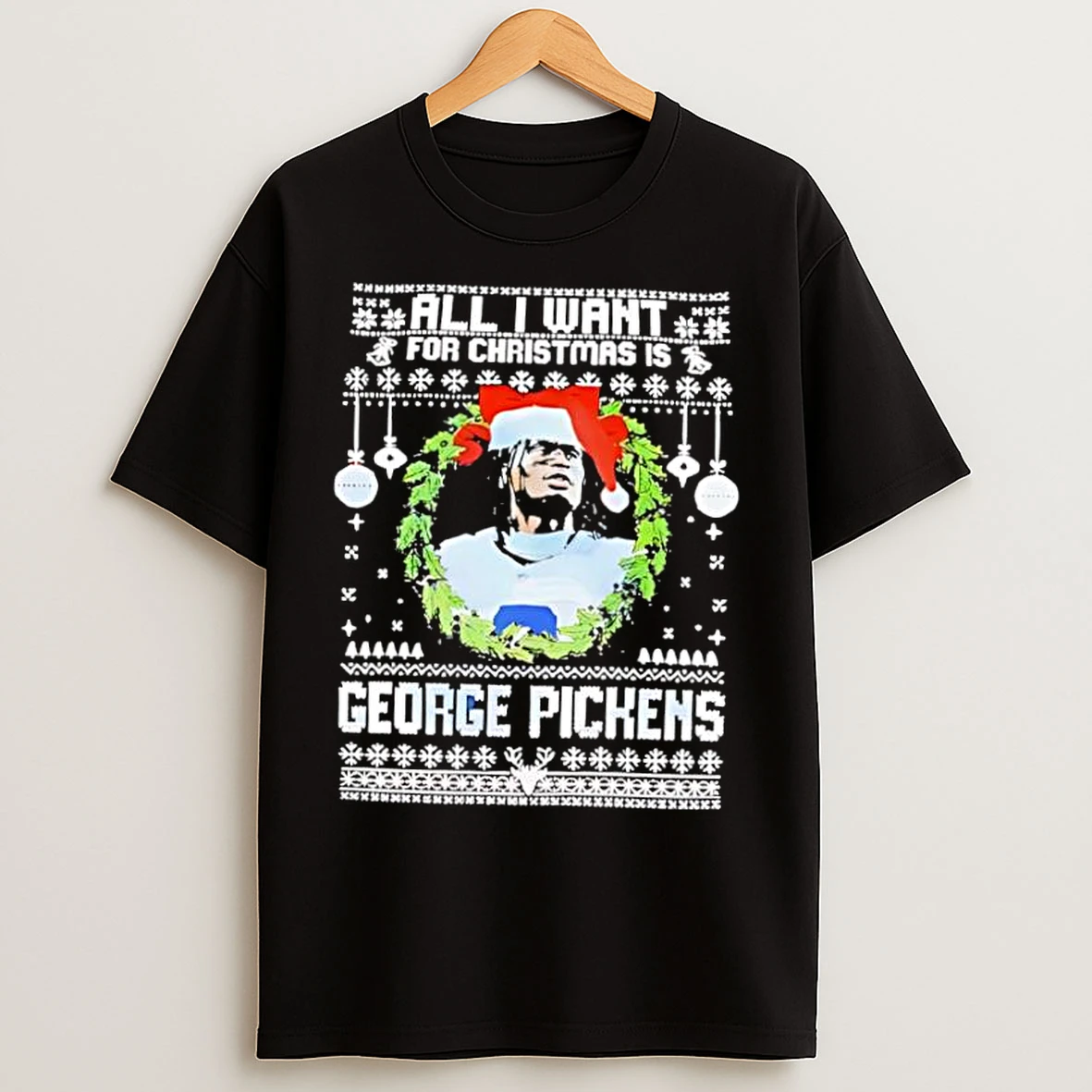Classic Best George Pickens All I Want For Christmas T Shirts
