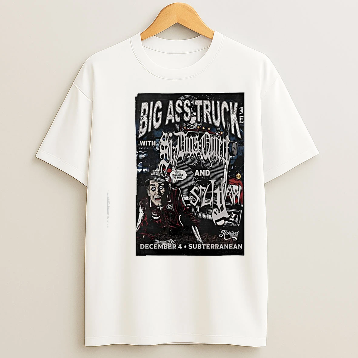 Classic Big Ass Truck Dec 4th 2025 Subterranean In Chicago Il T Shirts