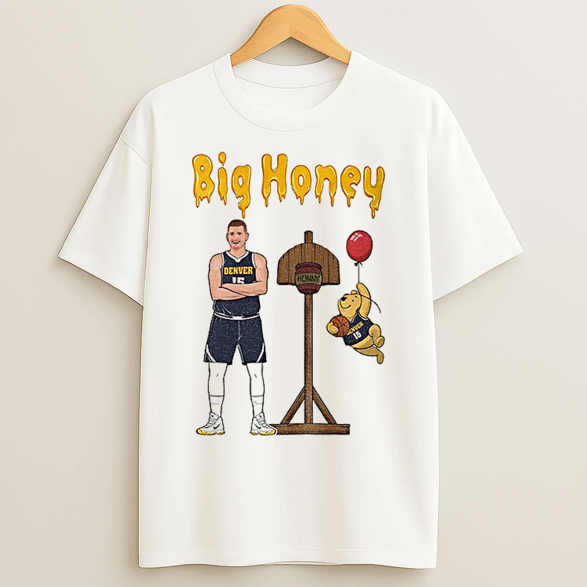 Classic Big Honey Nikola Jokic Denver Nuggets Nba T Shirts