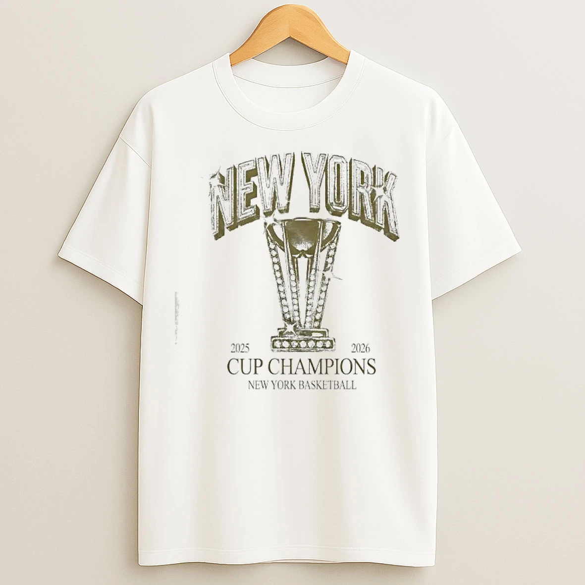 Classic Big Knick Energy New York 2025 2026 Cup Champions T Shirts