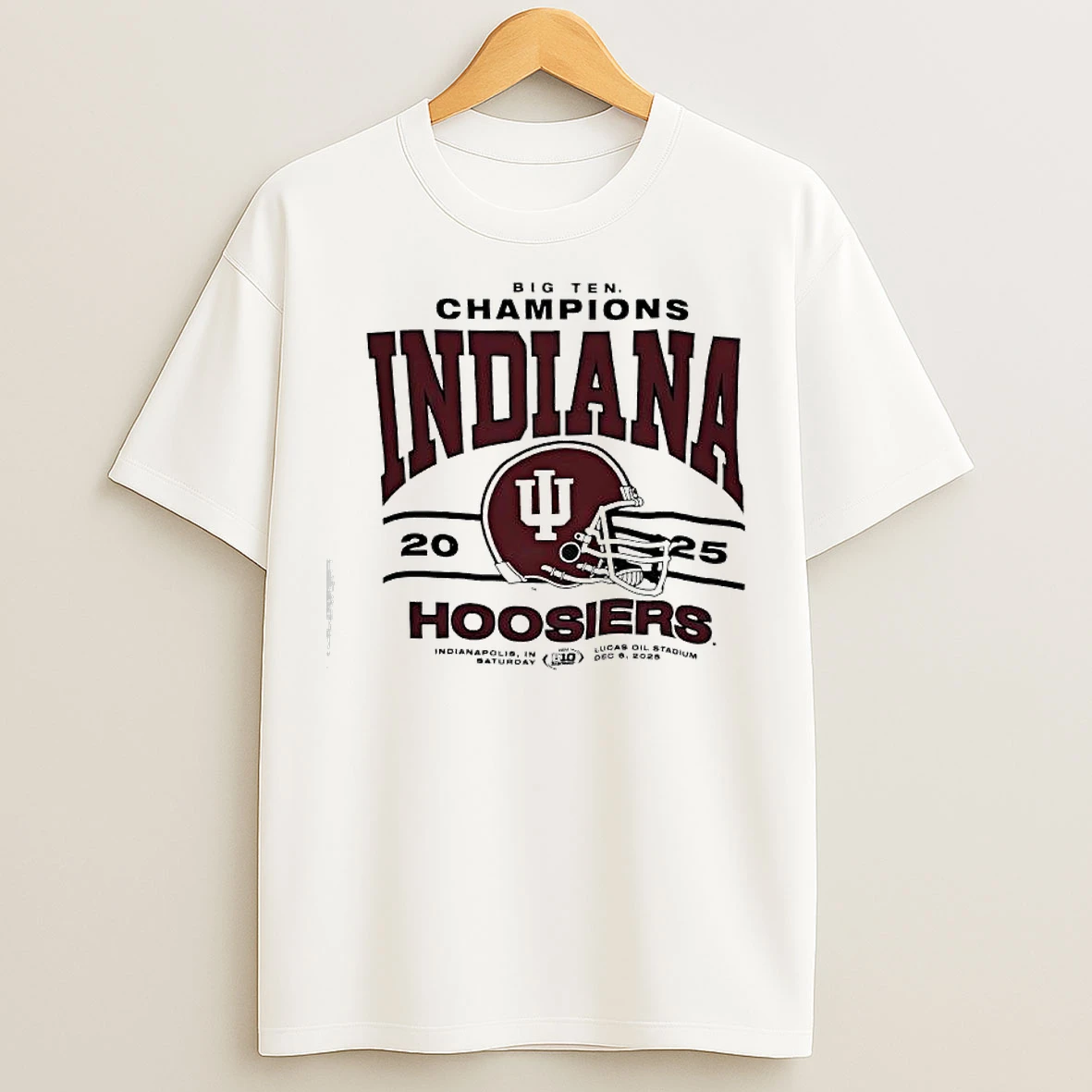 Classic Big Ten Champions Indiana Hoosiers 2025 Football T Shirts