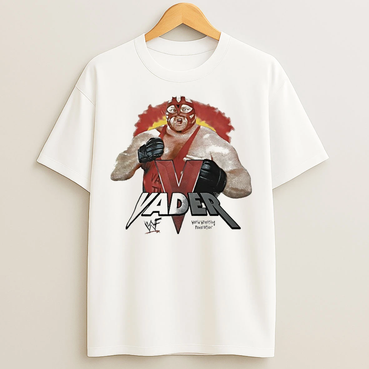 Classic Big Van Vader World Wrestling Federation Vintage T Shirts