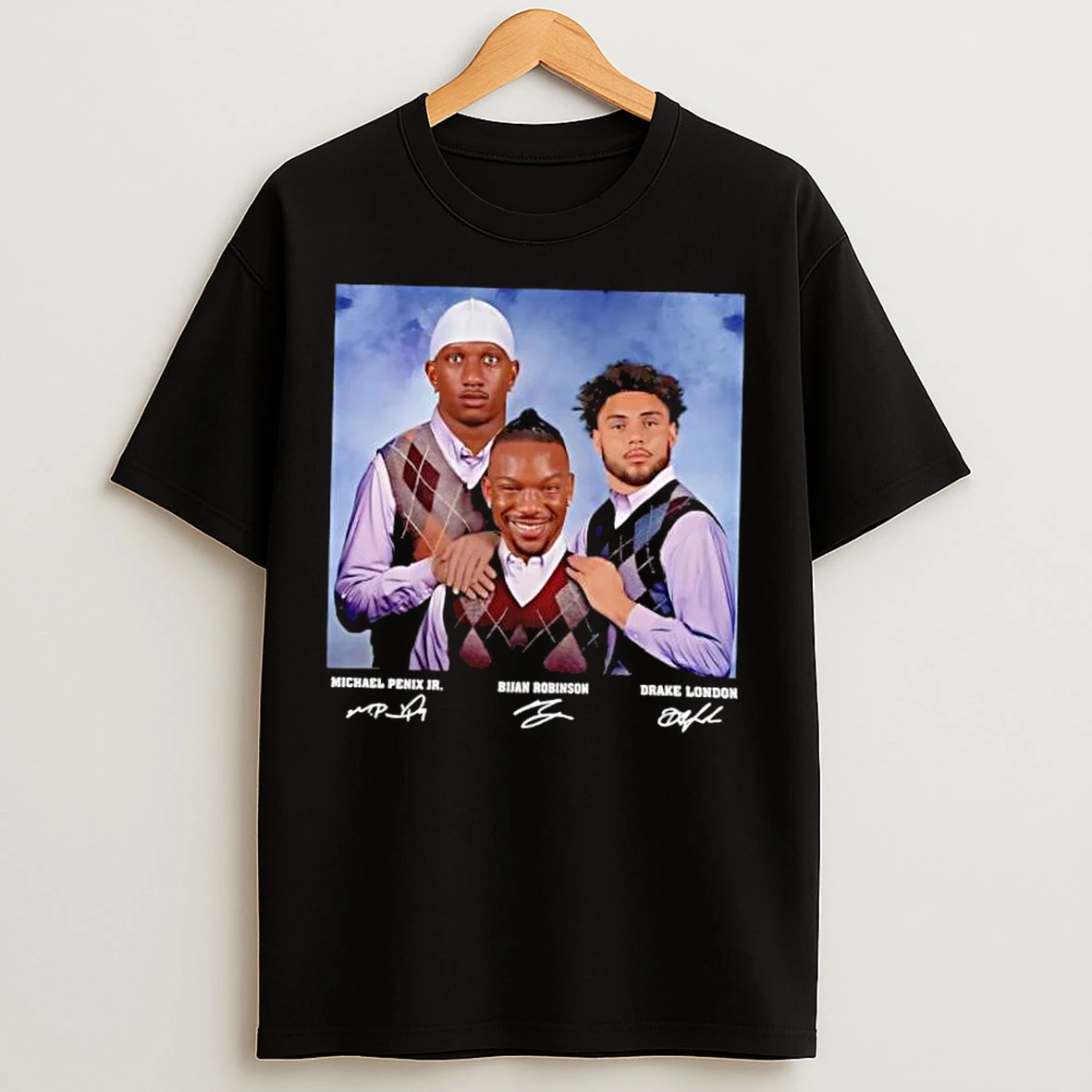 Classic Bijan Robinson Michael Penix Jr Drake London Football Atlanta Step Brothers T Shirts