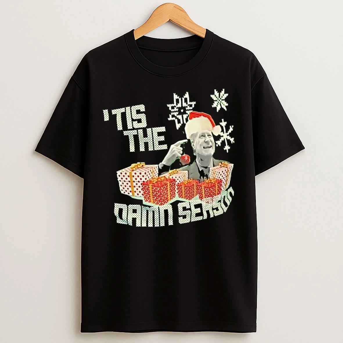 Classic Bill Wennington Tis The Damn Season Christmas Graphic T Shirts