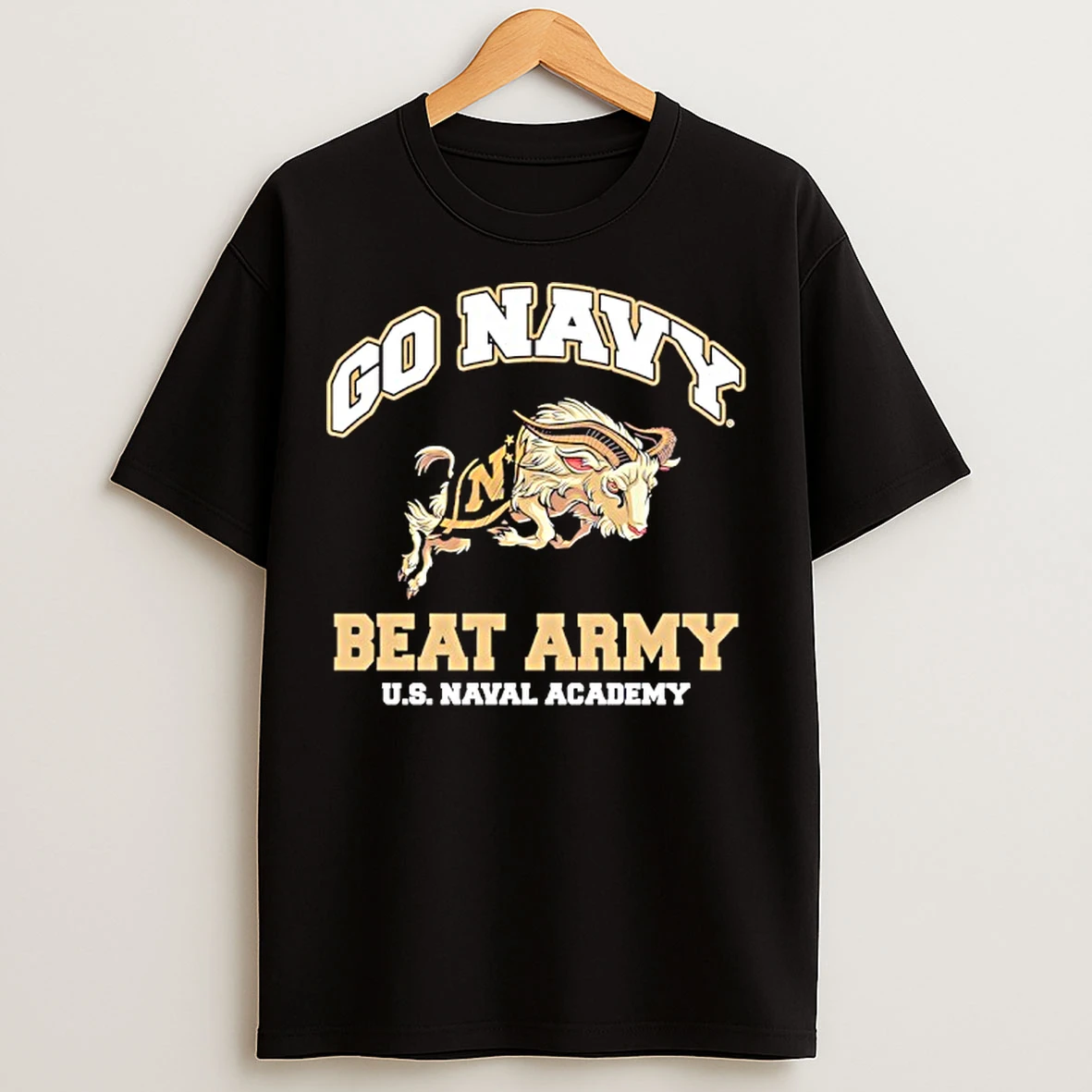 Classic Bill The Goat X U S Naval Academy Go Navy Beat Army T Shirts