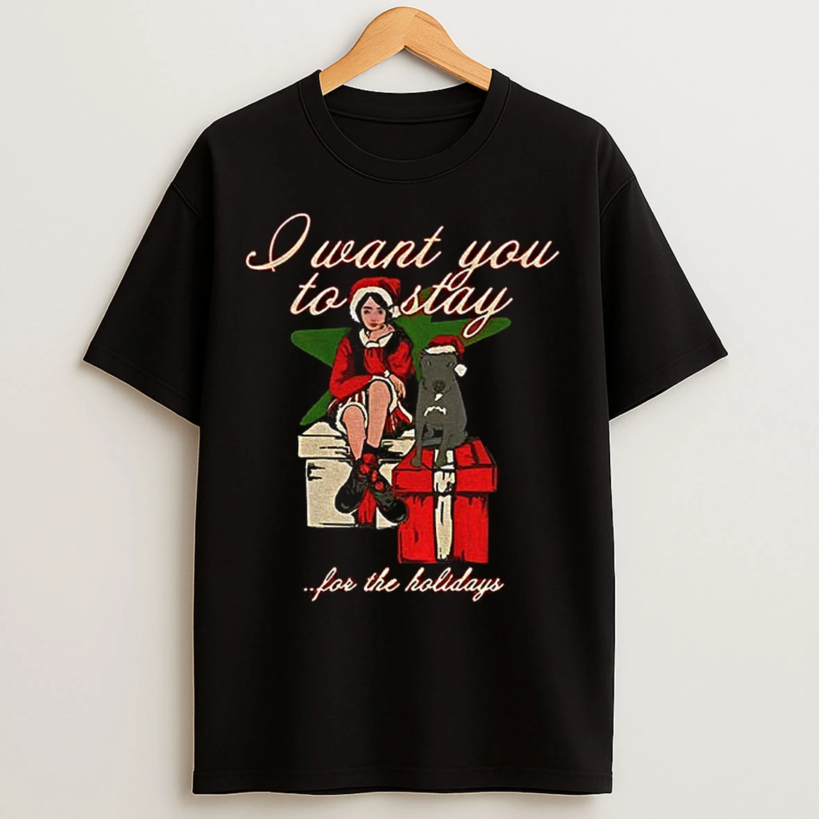 Classic Billie Eilish I Want You Stay For The Holidays T Shirts