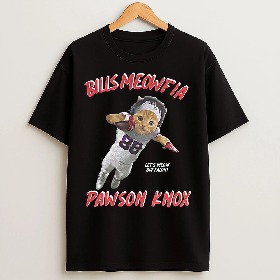 Classic Bills Meowfia Pawson Knox Dawson Knox Buffalo Bills Lets Meow Buffalo Nfl Football T Shirts