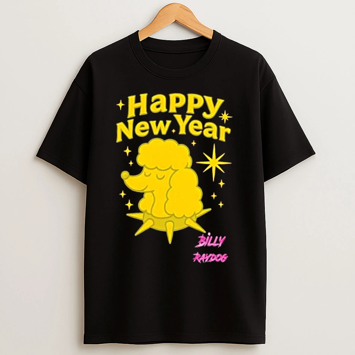 Classic Billy Raydog Happy New Year T Shirts