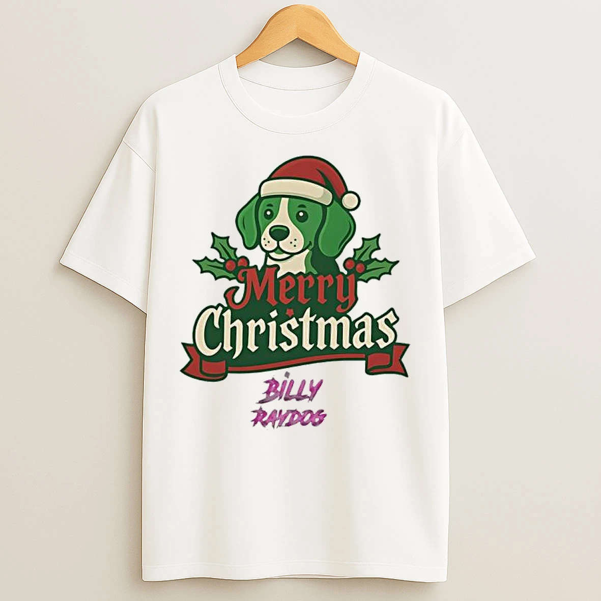 Classic Billy Raydog Merry Christmas 2025 T Shirts