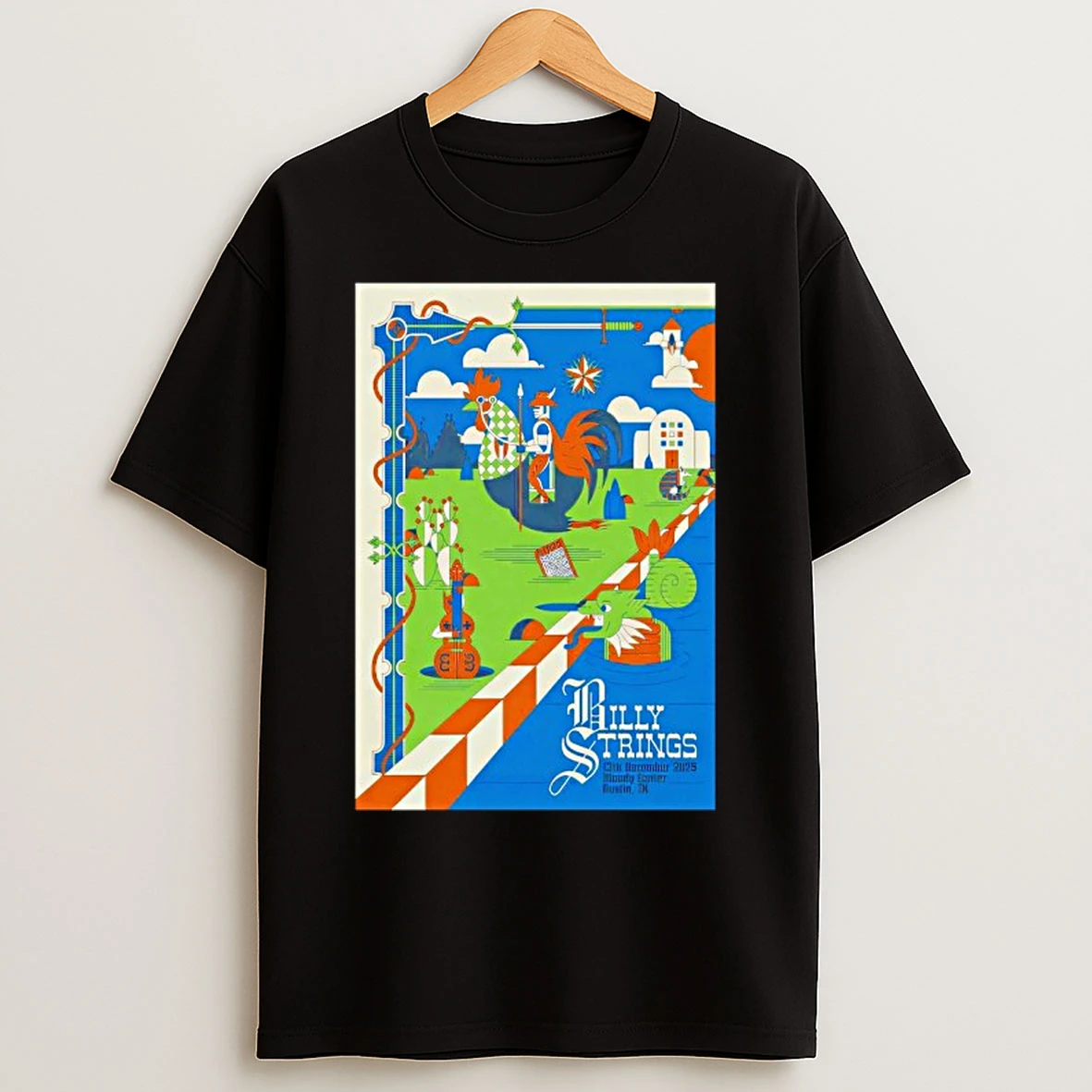 Classic Billy Strings 12 13 2025 Austin Tx Tour T Shirts