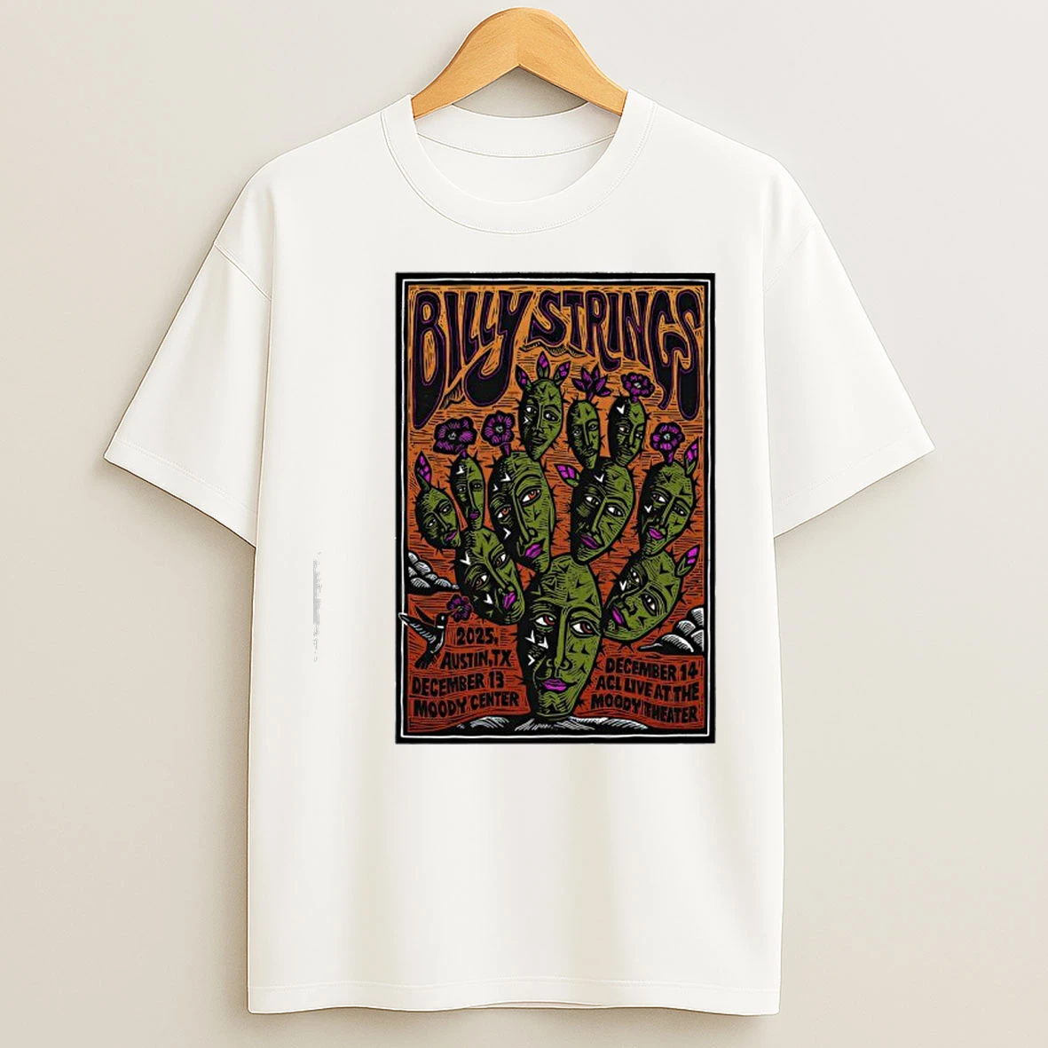 Classic Billy Strings December 13 14 2025 Austin Tx T Shirts