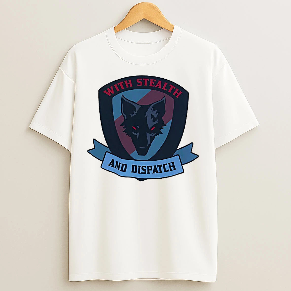 Classic Black Dog With Stealth And Dispatch T Shirts