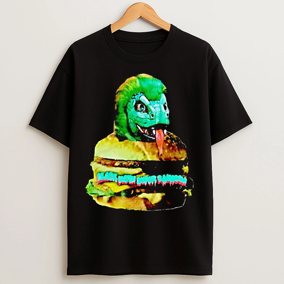 Classic Black Moth Super Rainbow Logo Retro T Shirts
