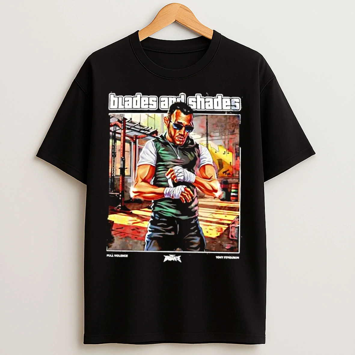 Classic Blades And Shades Tony Ferguson T Shirts