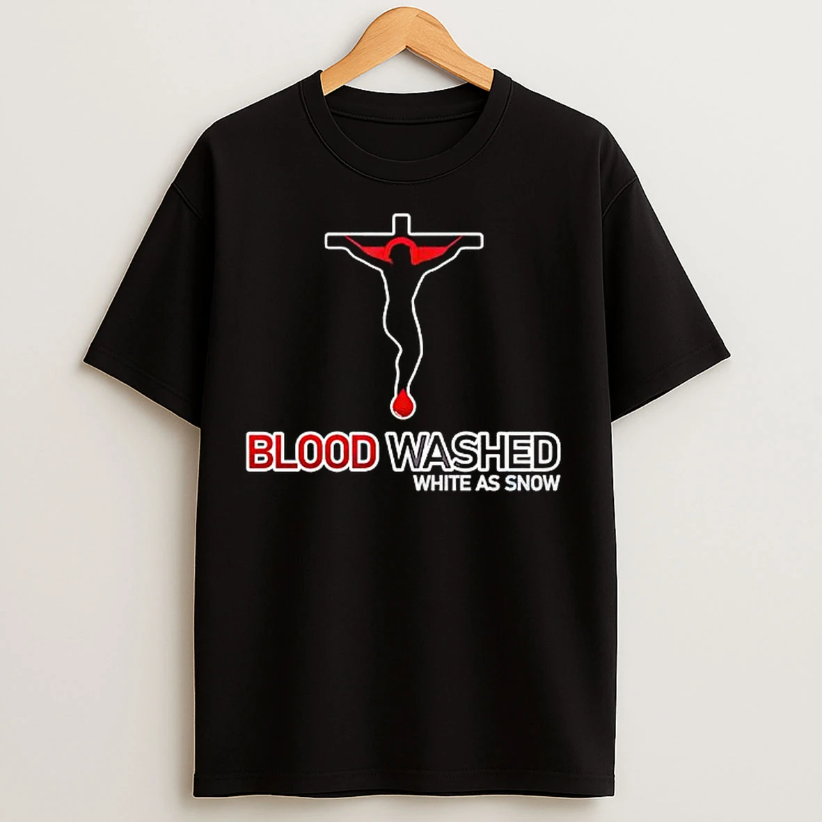Classic Blood Washed White As Snow T Shirts
