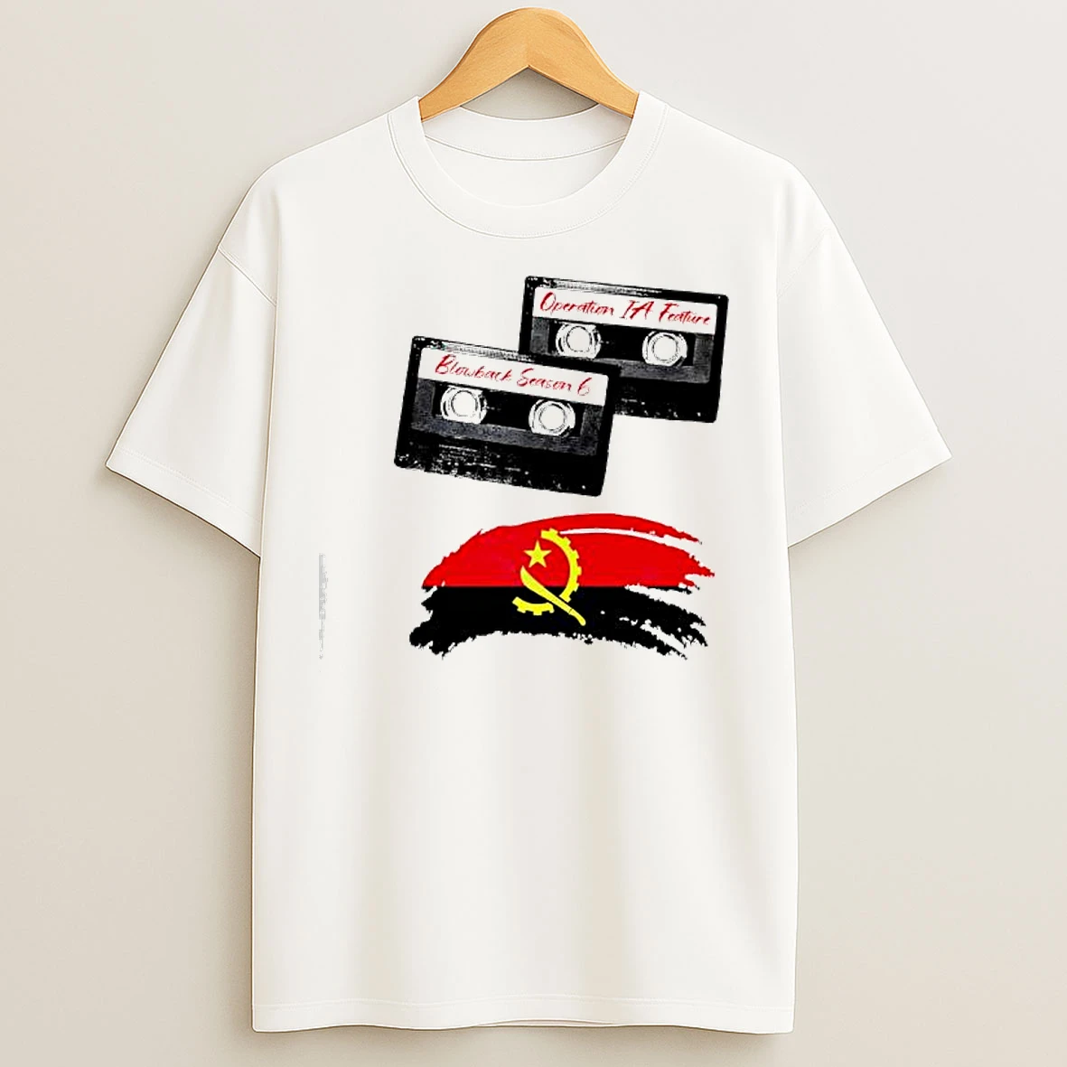 Classic Blowback Season 6 Podcast Operation Ia Feature Angola Flag T Shirts