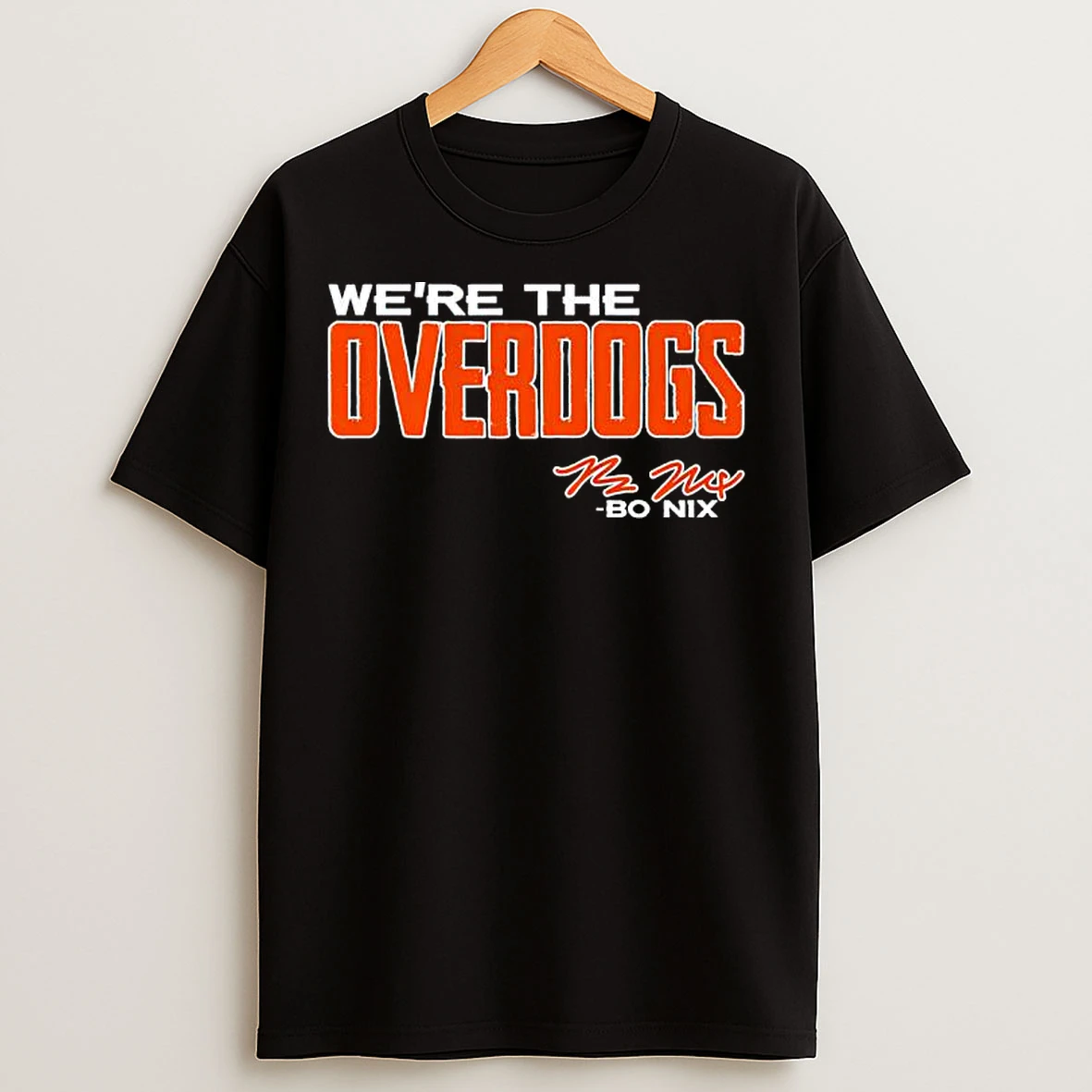 Classic Bo Nix Were The Overdogs Signature T Shirts