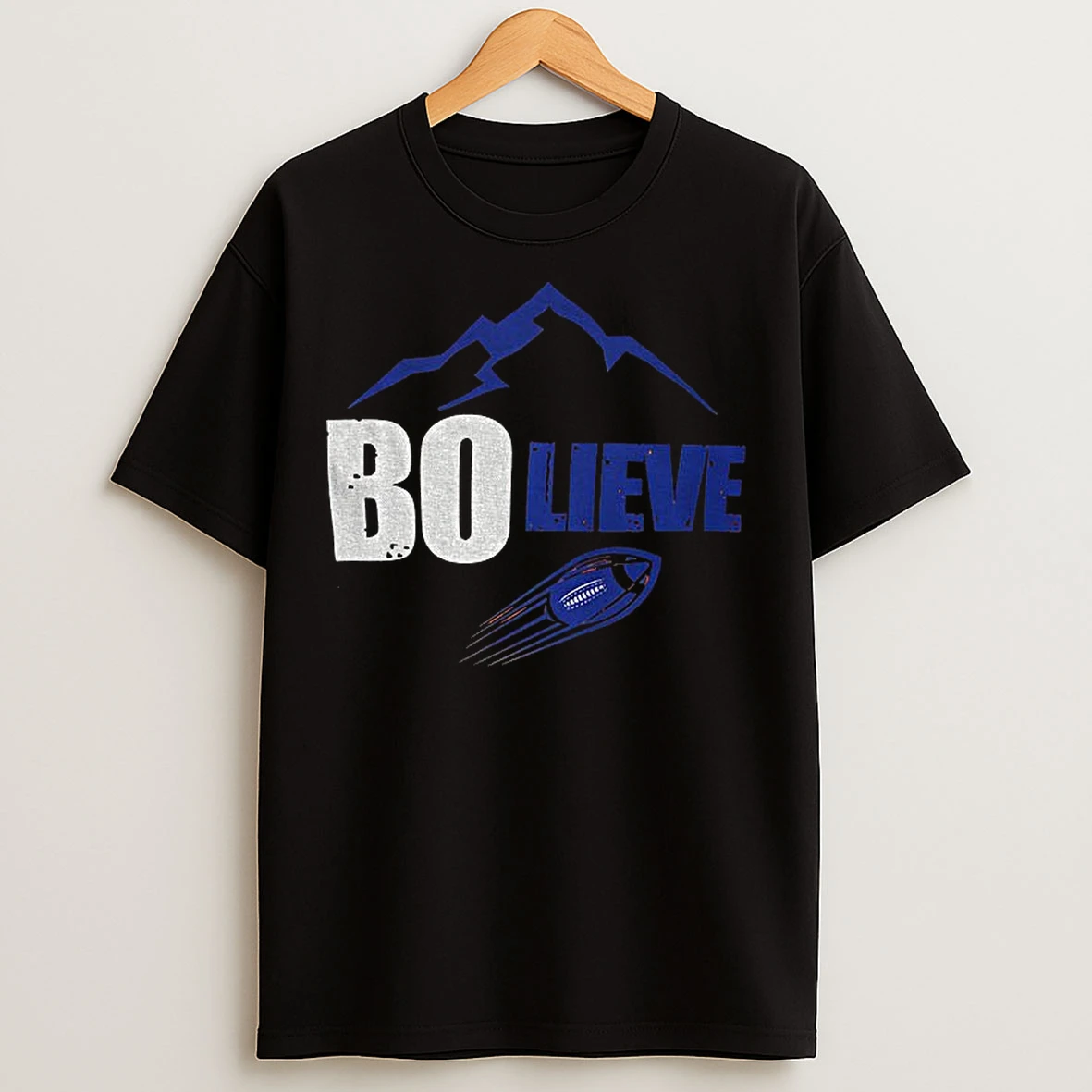 Classic Bo Lieve Denver Football Bo Nix T Shirts