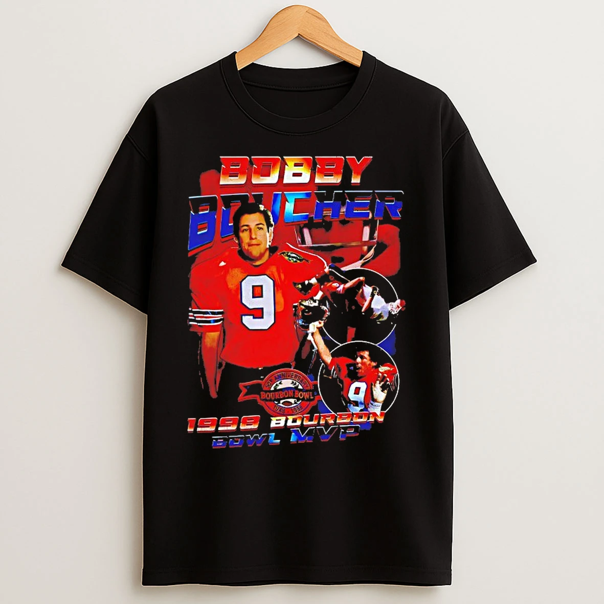 Classic Bobby Boucher 1998 Bourbon Bowl Mvp Vintage T Shirts