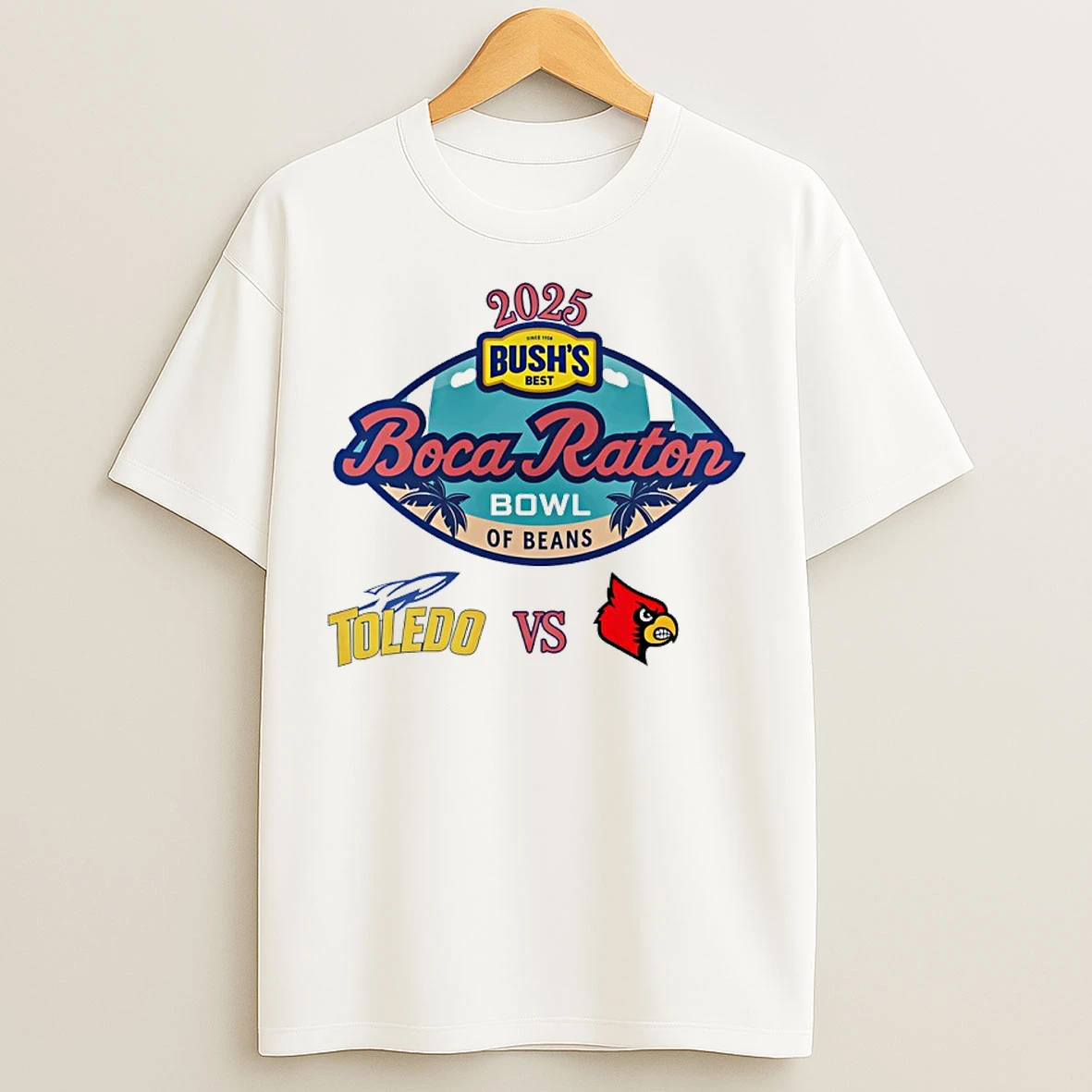 Classic Boca Raton Bowl 2025 Toledo Vs Louisville T Shirts