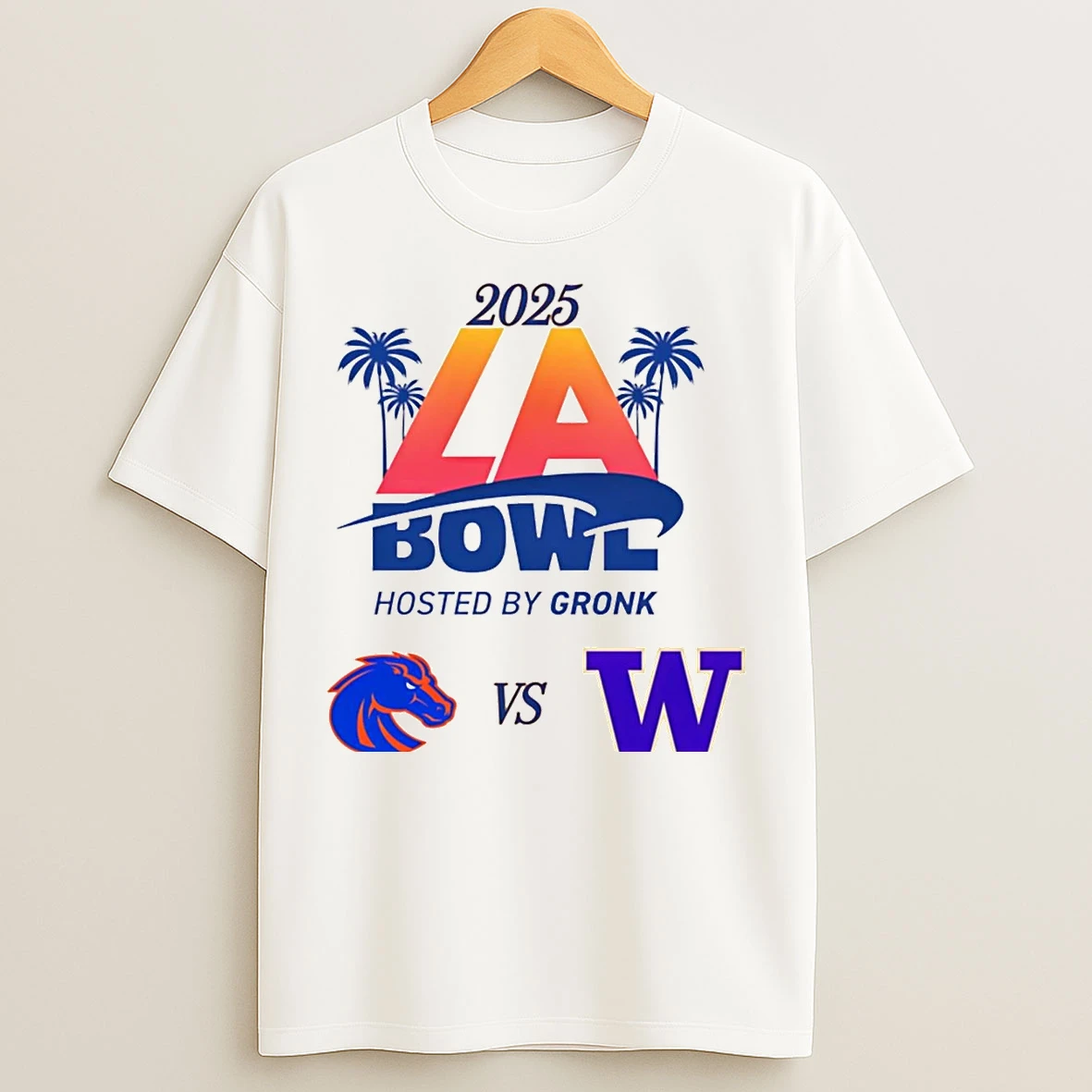 Classic Boise State Broncos Vs Washington Huskies 2025 La Bowl T Shirts
