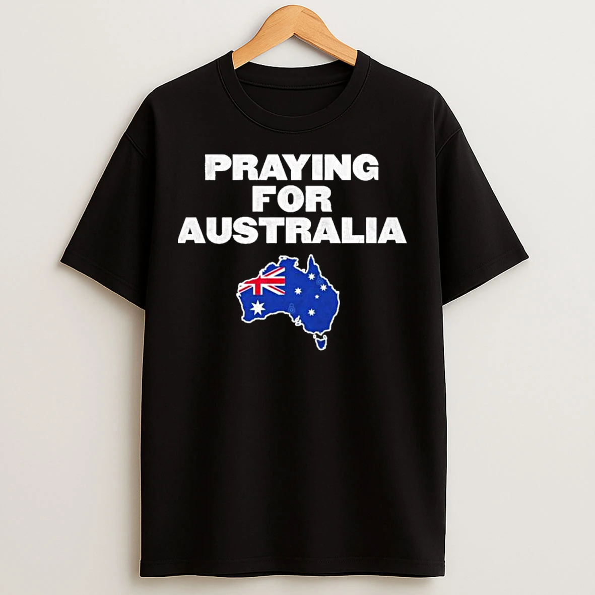 Classic Bondi Praying For Australia Flag T Shirts