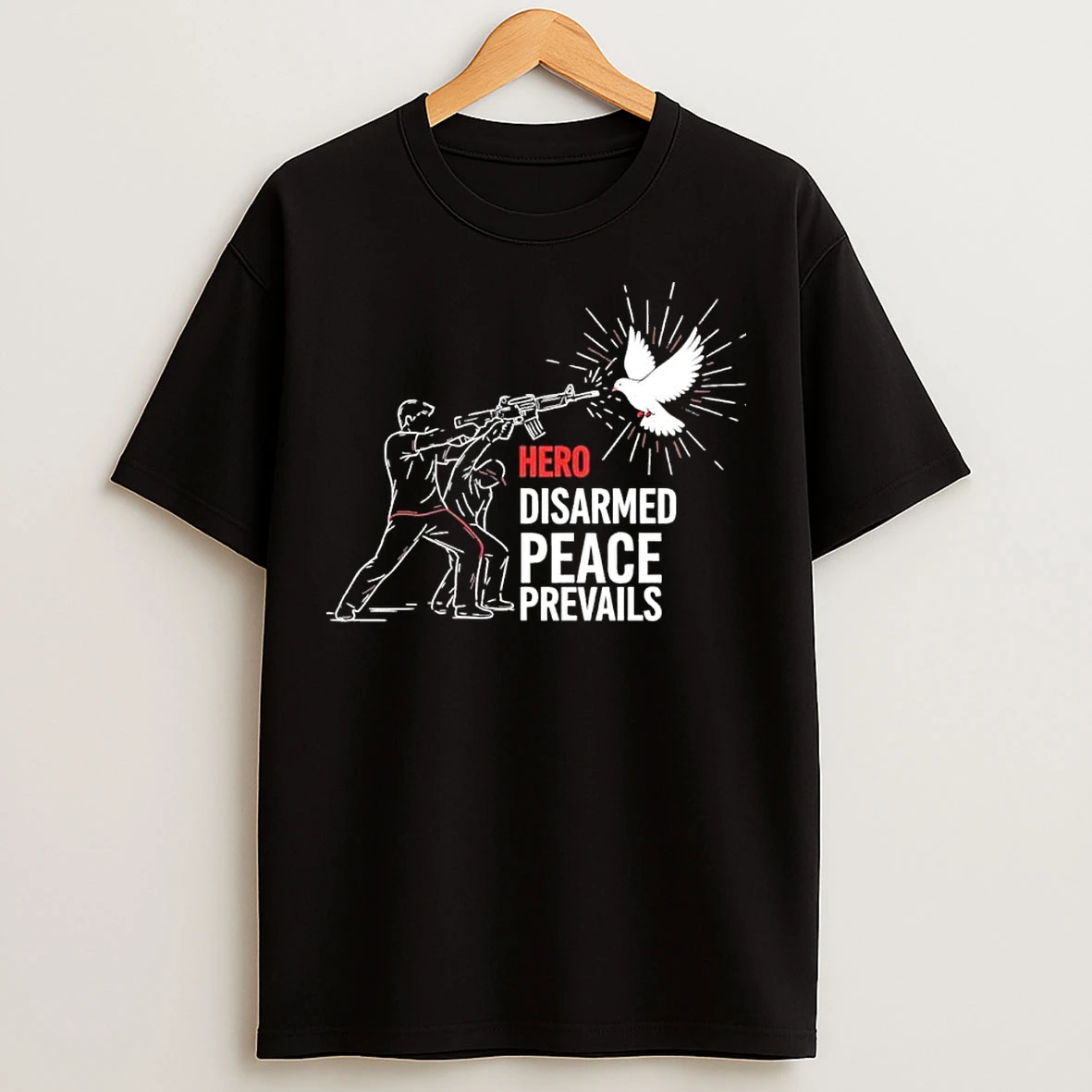 Classic Bondi Beach Shooters Hero Disarmed Peace Prevails T Shirts