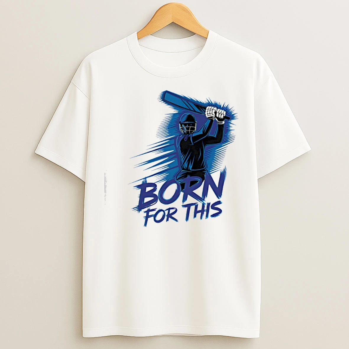 Classic Born For This Hindi Phrase In India For Cricket T Shirts