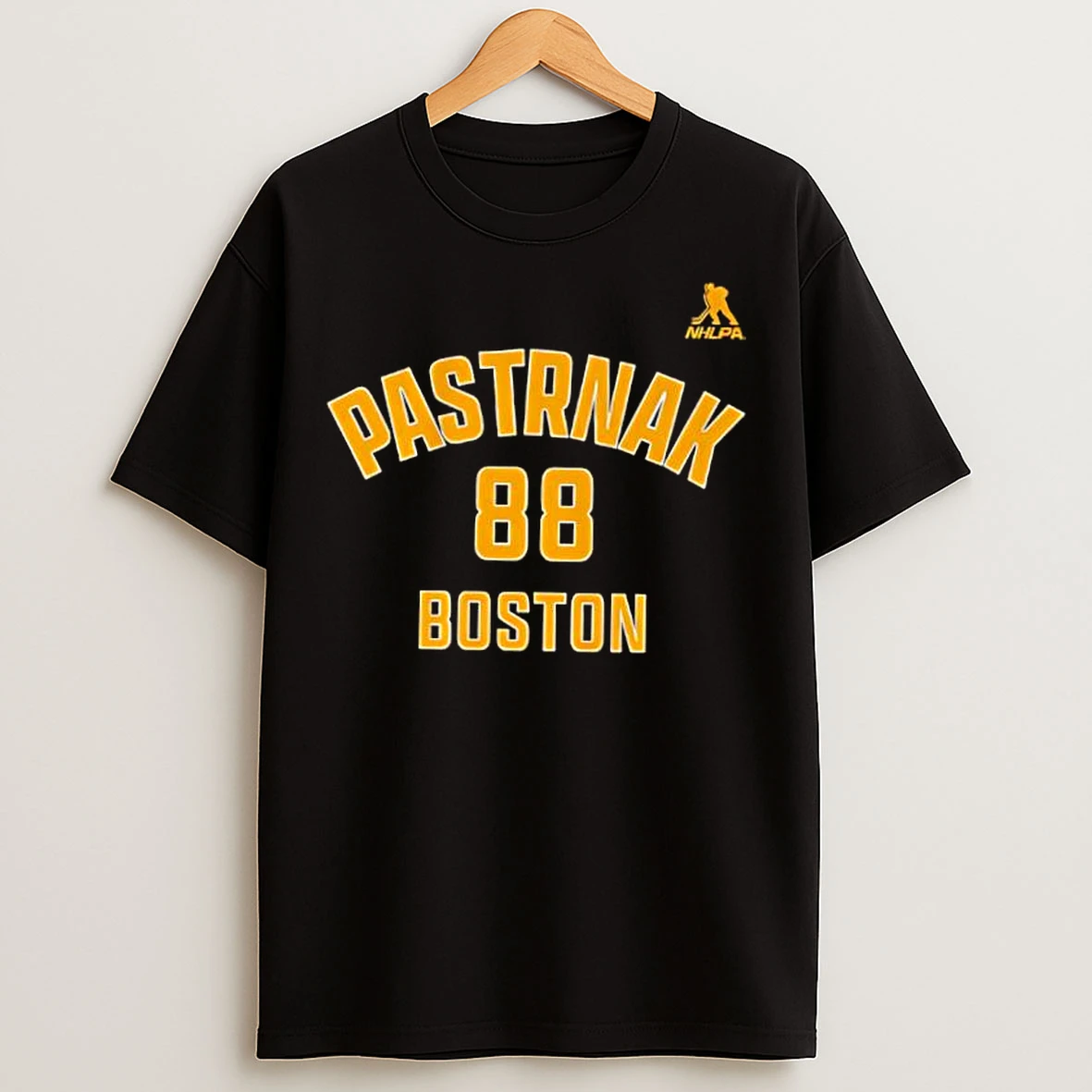 Classic Boston Bruins David Pastrnak 88 Name And Number T Shirts