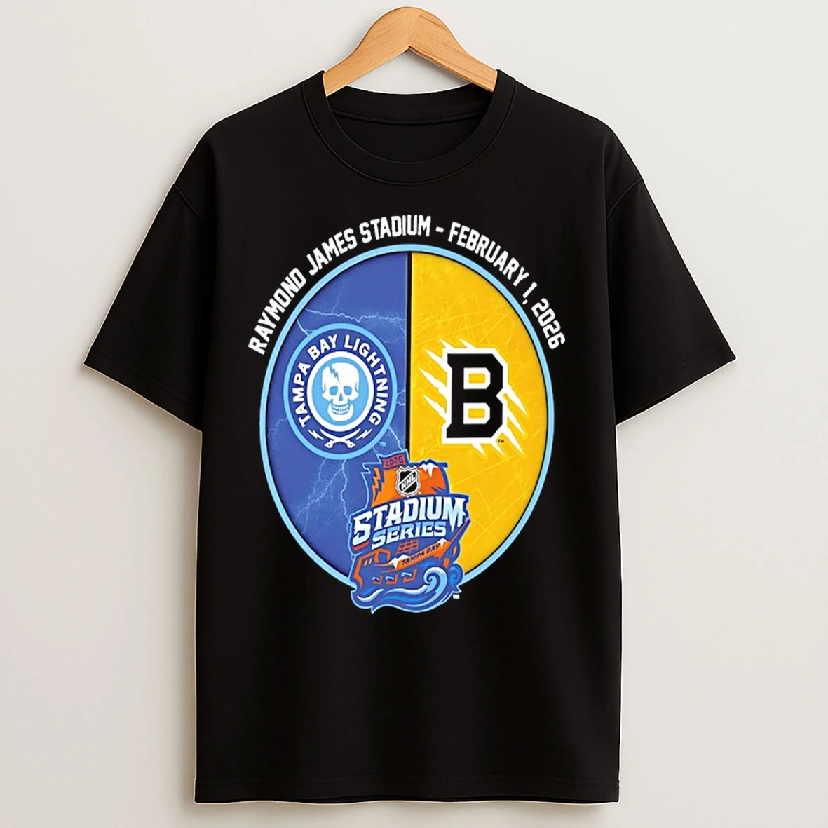 Classic Boston Bruins Vs Tampa Bay Lightning 2026 Stadium Series T Shirts