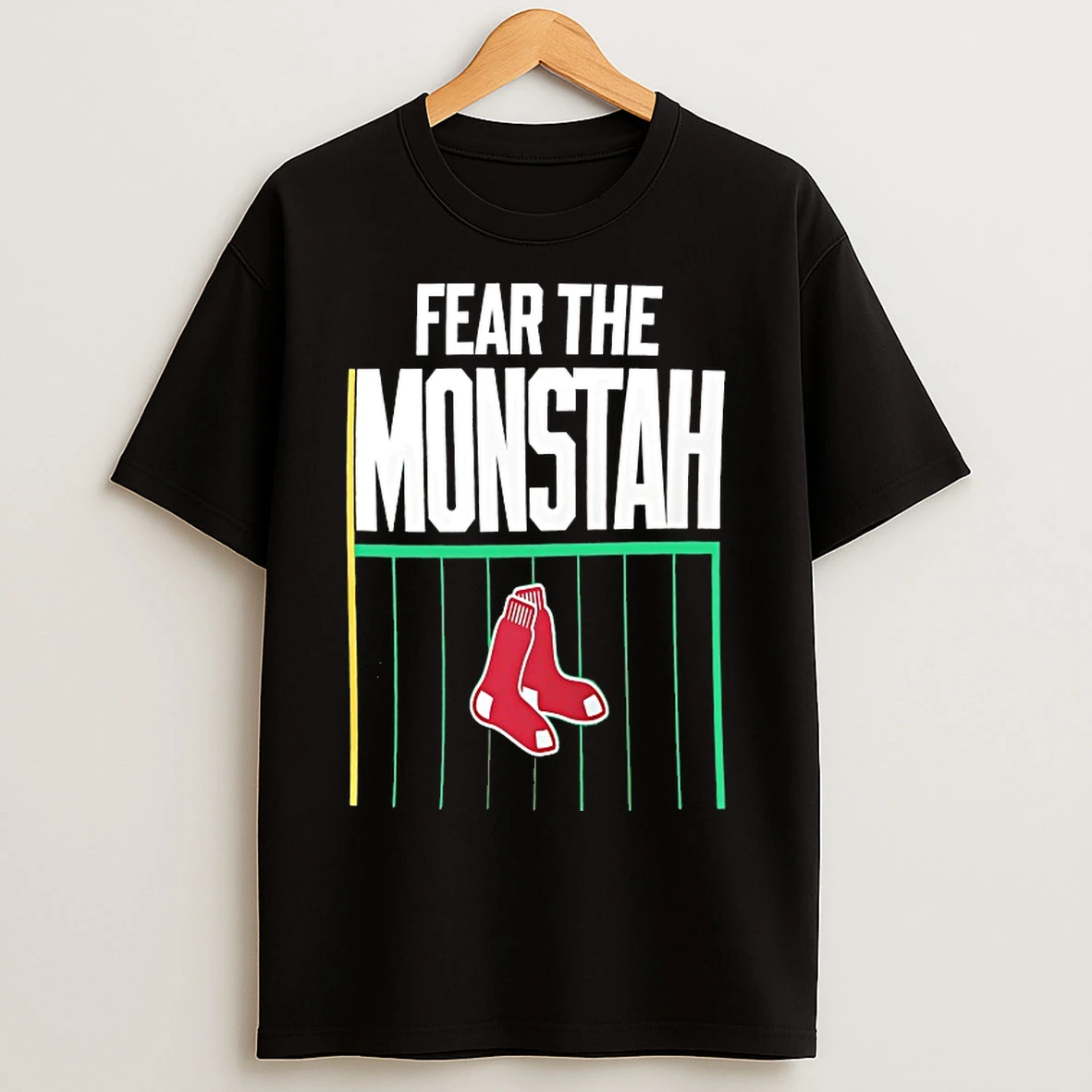 Classic Boston Red Sox Fear The Monstah T Shirts