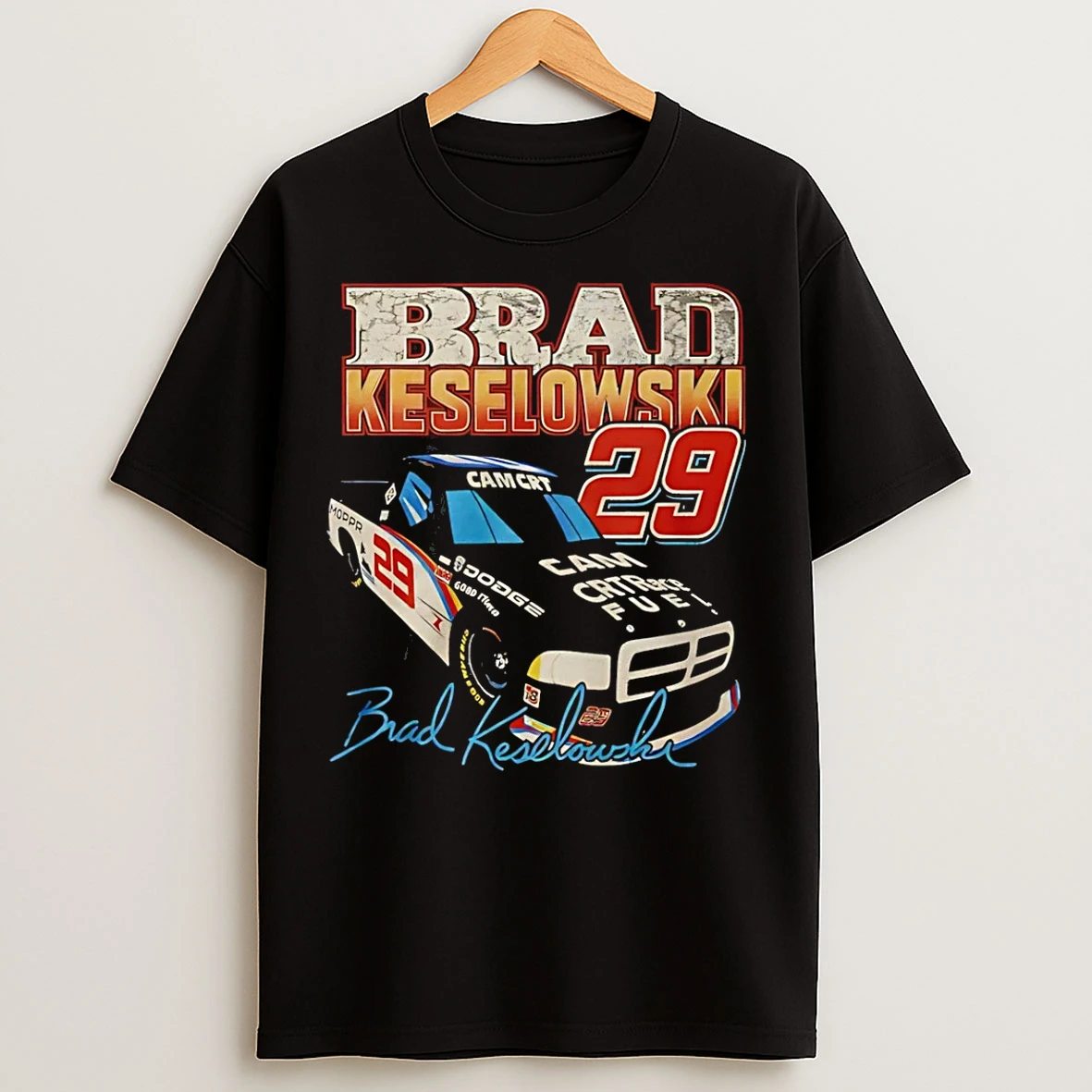 Classic Brad Keselowski 29 Cam Crt Racing T Shirts