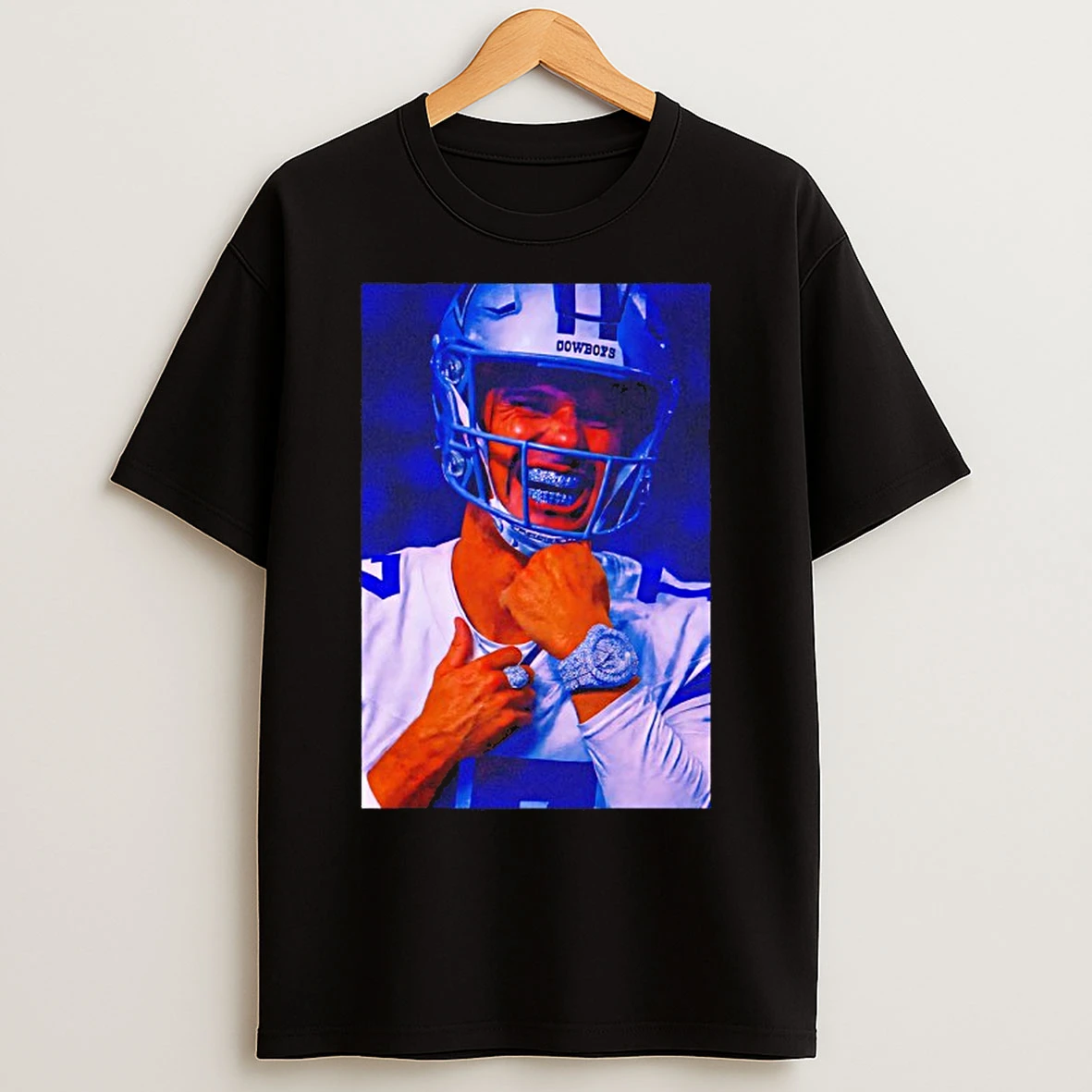 Classic Brandon Aubrey Dallas Cowboys Diamond Graphic T Shirts