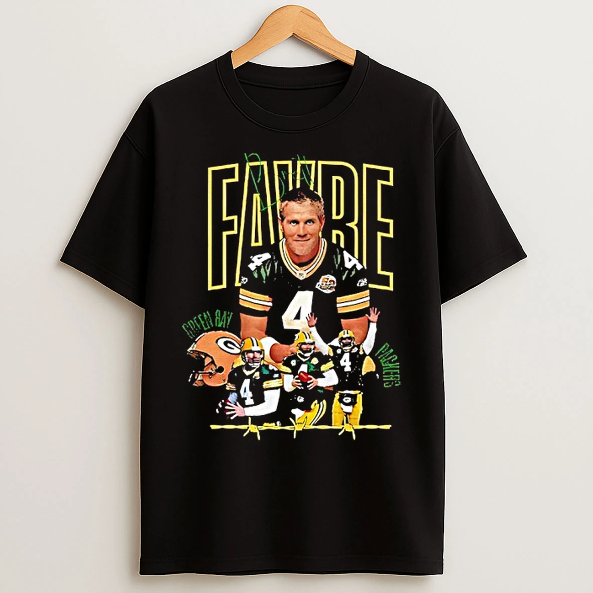Classic Brett Favre 4 Green Bay Packers Football Nfl2025 Graphic T Shirts