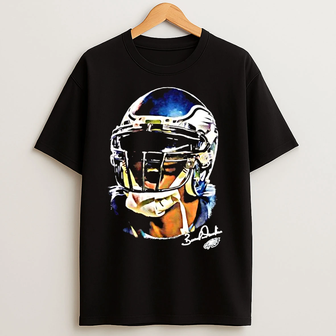 Classic Brian Dawkins Big Head Philadelphia Eagles T Shirts