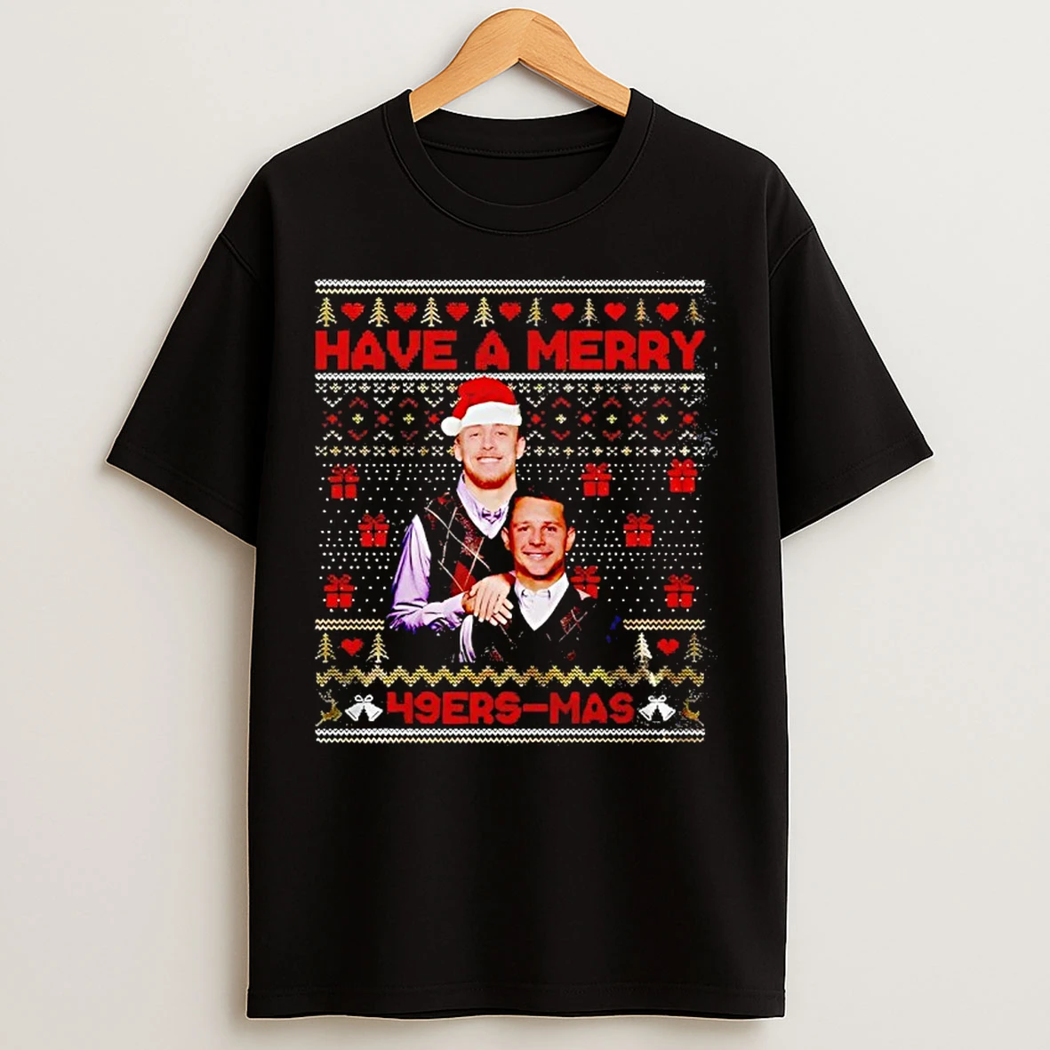 Classic Brock Purdy Andgeorge Kittle San Francisco 49ers Step Brothers Have A Merry Christmas T Shirts
