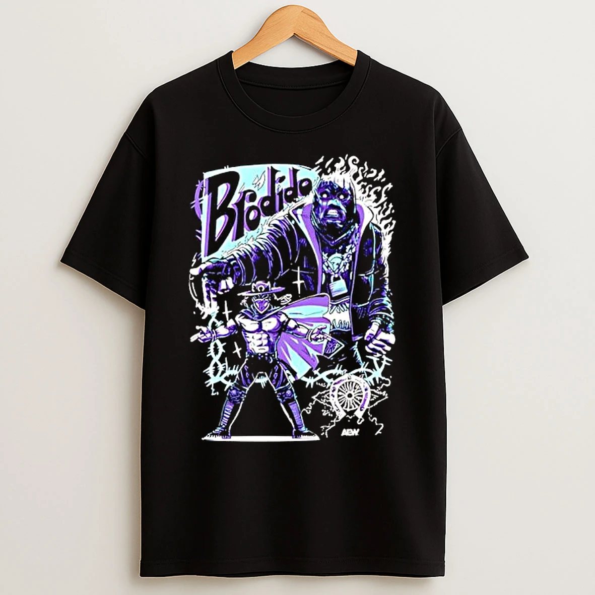 Classic Brodido Bad Hombres All Elite Wrestling T Shirts