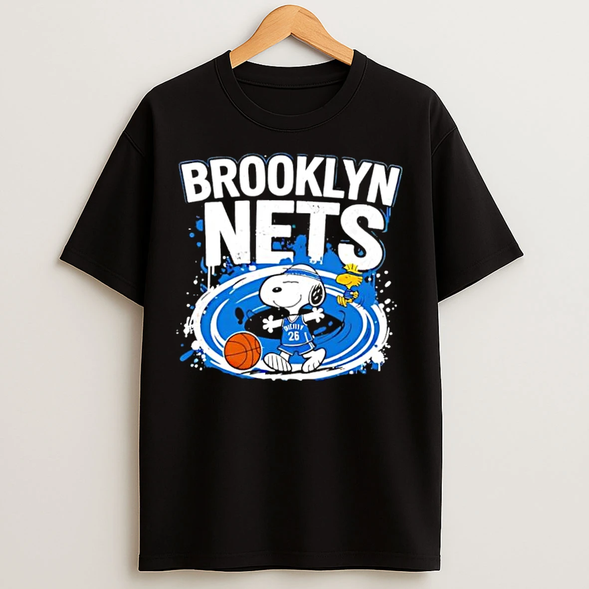 Classic Brooklyn Nets Snoopy Peanuts 2026 T Shirts