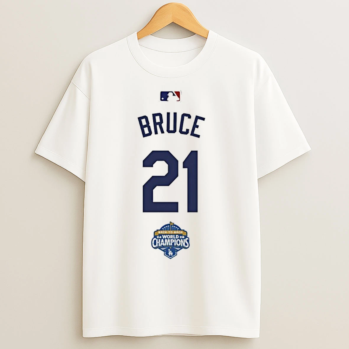 Classic Bruce 21 Back To Back Champs World Champions T Shirts